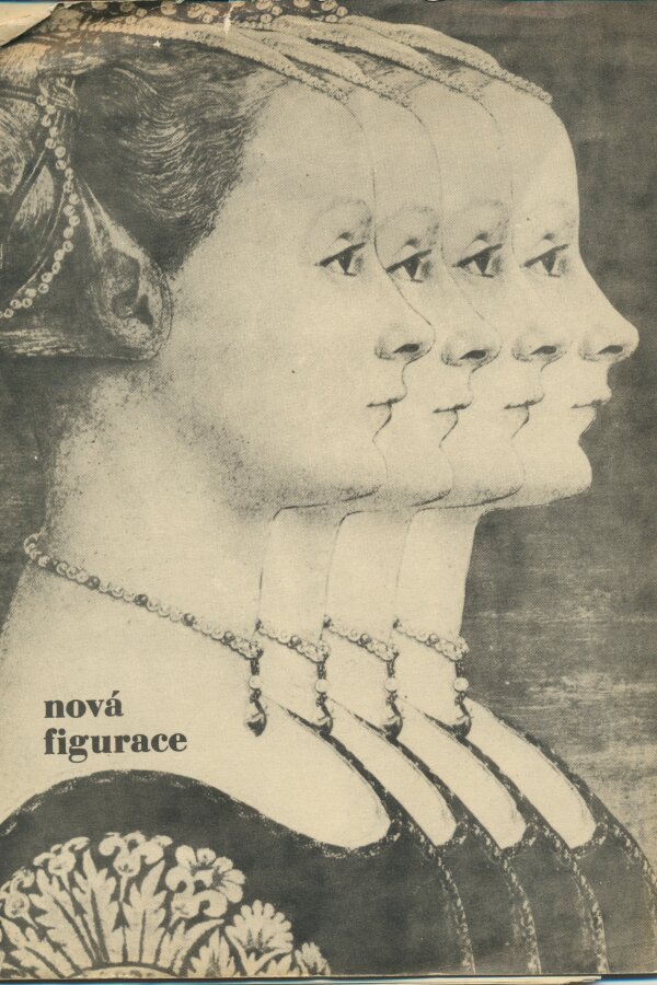 Úvodní strana katalogu výstavy Nová figurace